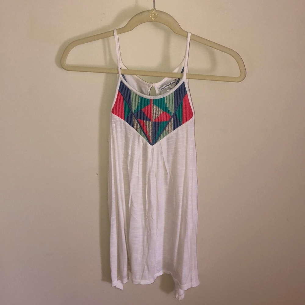 White tank top